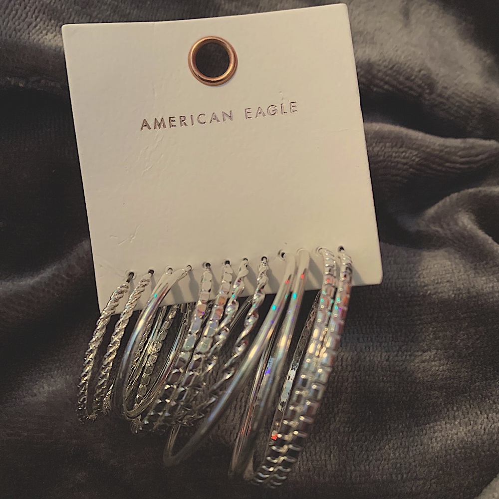 American Eagle hoop earrings